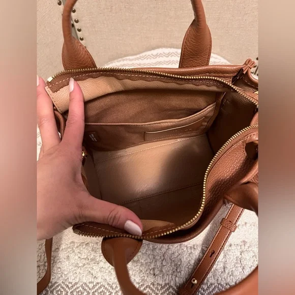 Marc Jacobs Brown Leather Tote Bag small - Picture 7 of 9